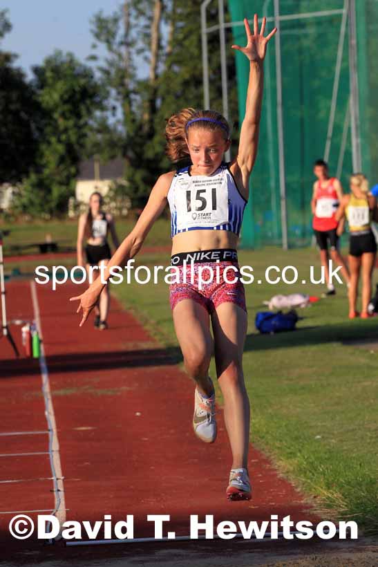 Long jump, 2022 NEGP Monkton No. 6, Wednesday, Aug. 10th. Photo: David T. Hewitson/Sports for All Pics